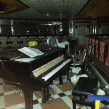 CostaCondordiaWreckageInteriorPianoBar
